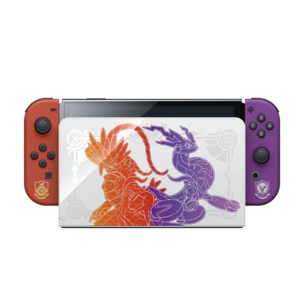 Nintendo Switch OLED – Edición Pokémon Escarlata y Púrpura, pantalla vibrante y diseño exclusivo