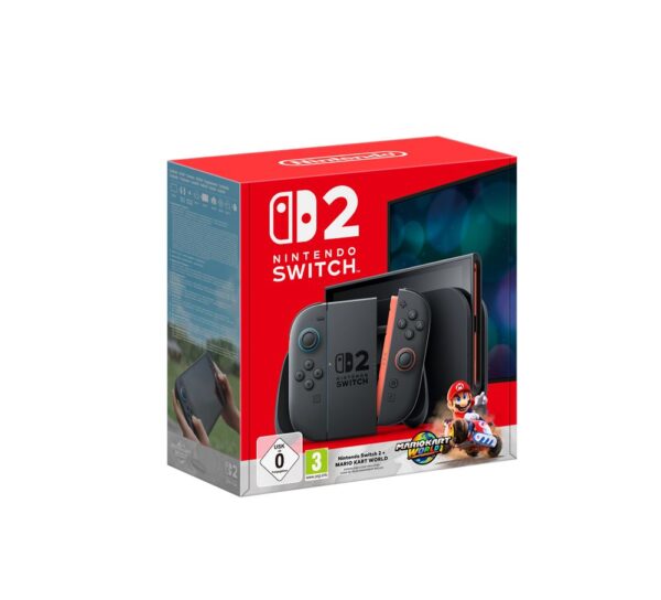 Pack Nintendo Switch 2 Negra + Mario Kart World – Diversión sin límites
